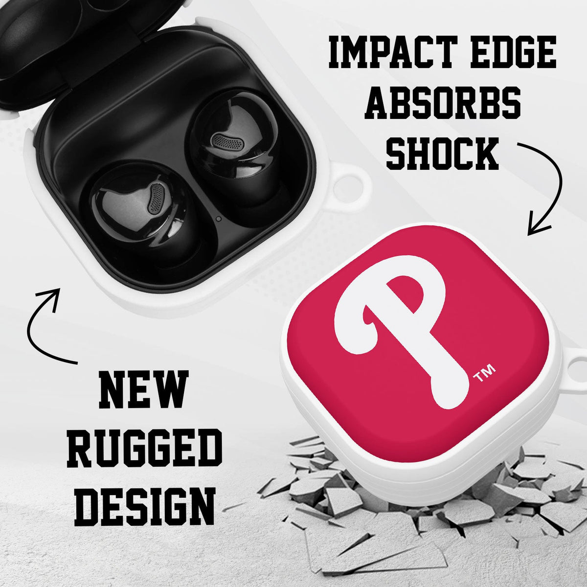 Philadelphia Phillies HDX Samsung Galaxy Buds Pro Case Cover