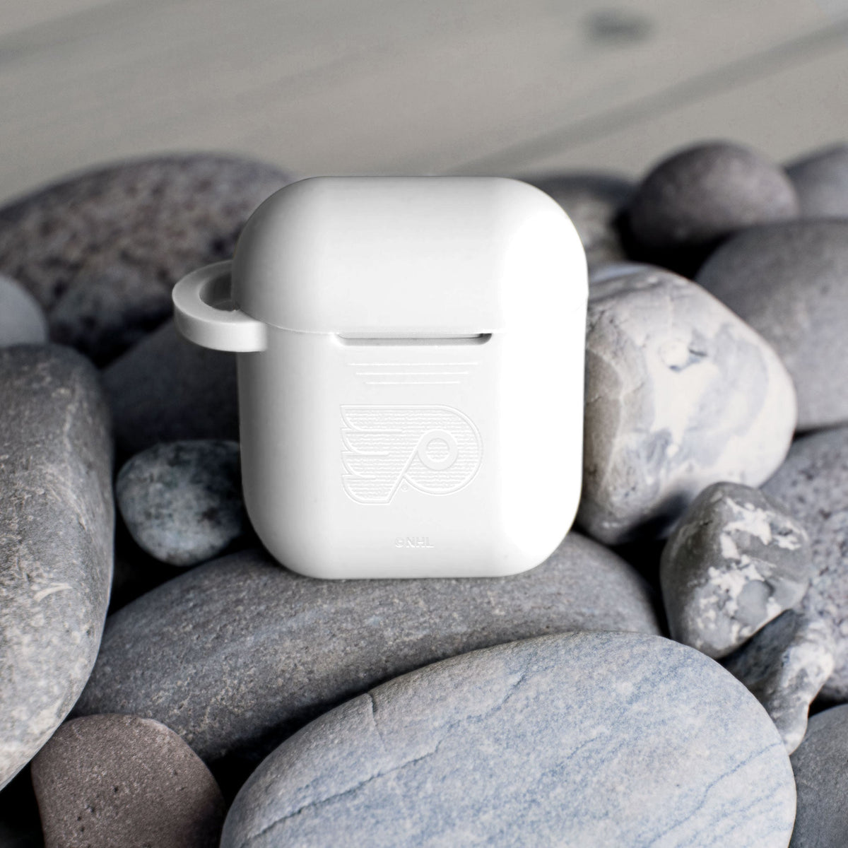 Game Time Philadelphia Flyers Engraved Silicone AirPods Case Cover