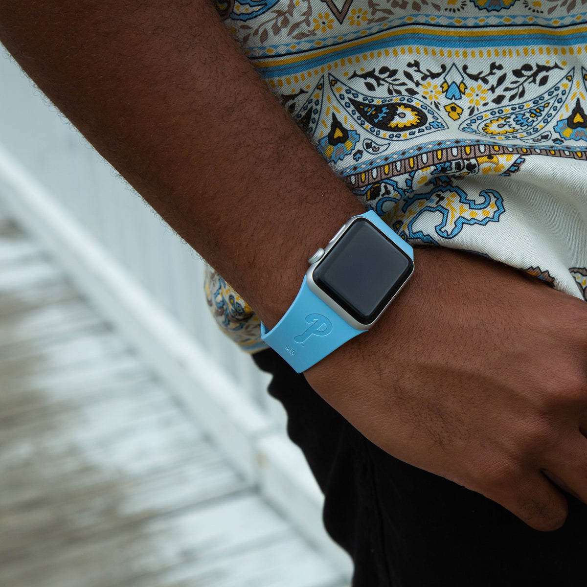 Game Time Philadelphia Phillies Engraved Apple Watchband