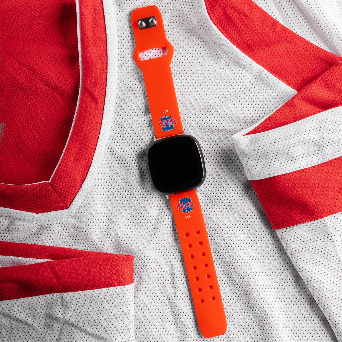 Philadelphia Phillies HD Elite Edition Fitbit Versa 3 &amp; Sense Watch Band