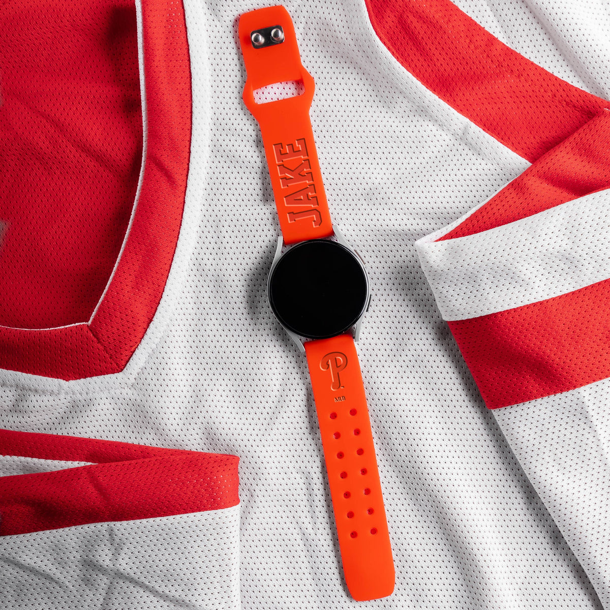 Philadelphia Phillies Custom Engraved Samsung Galaxy Watch Band