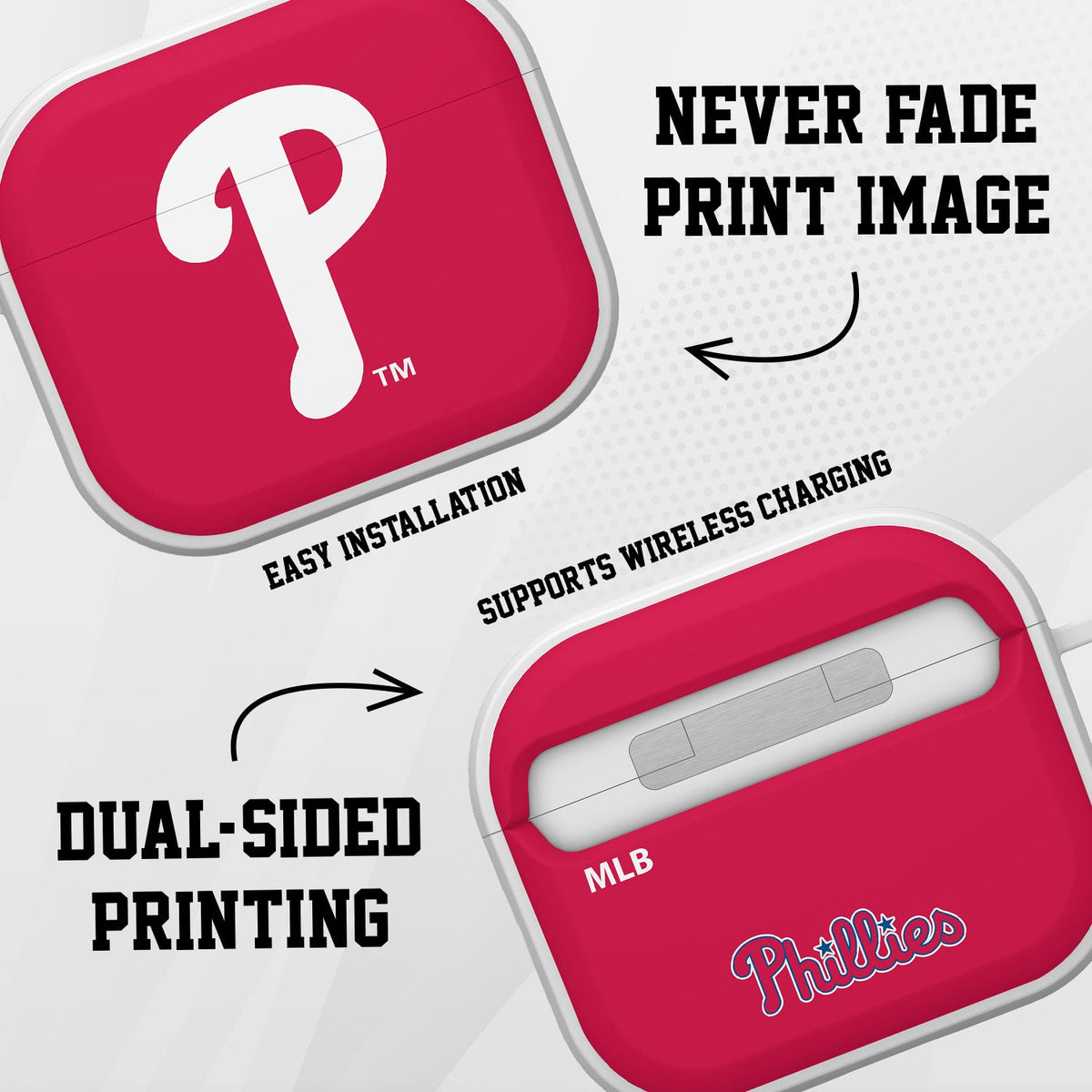 Philadelphia Phillies HDX Apple AirPods Gen 3 Case Cover