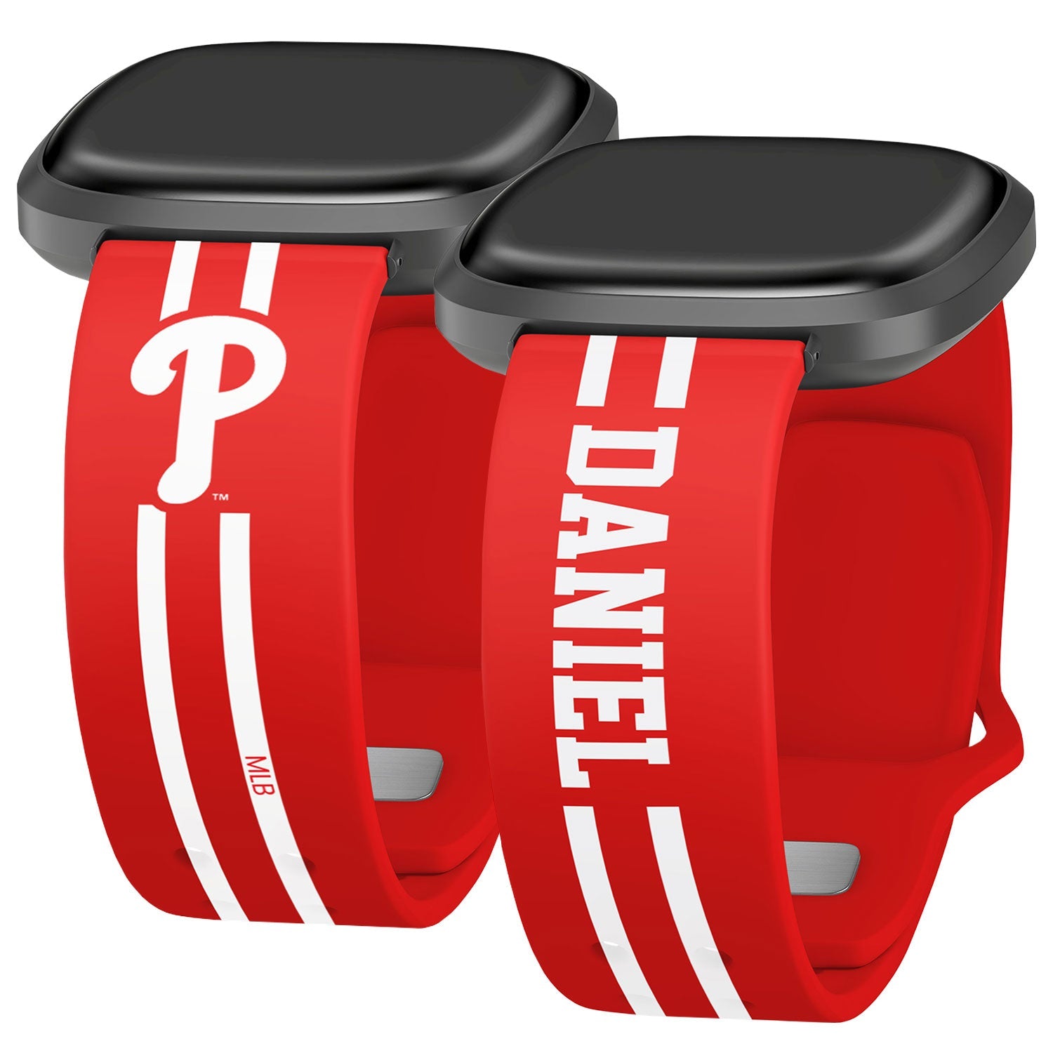 Philadelphia Phillies Custom Name HD Fitbit Versa 3 and Sense Watch Band