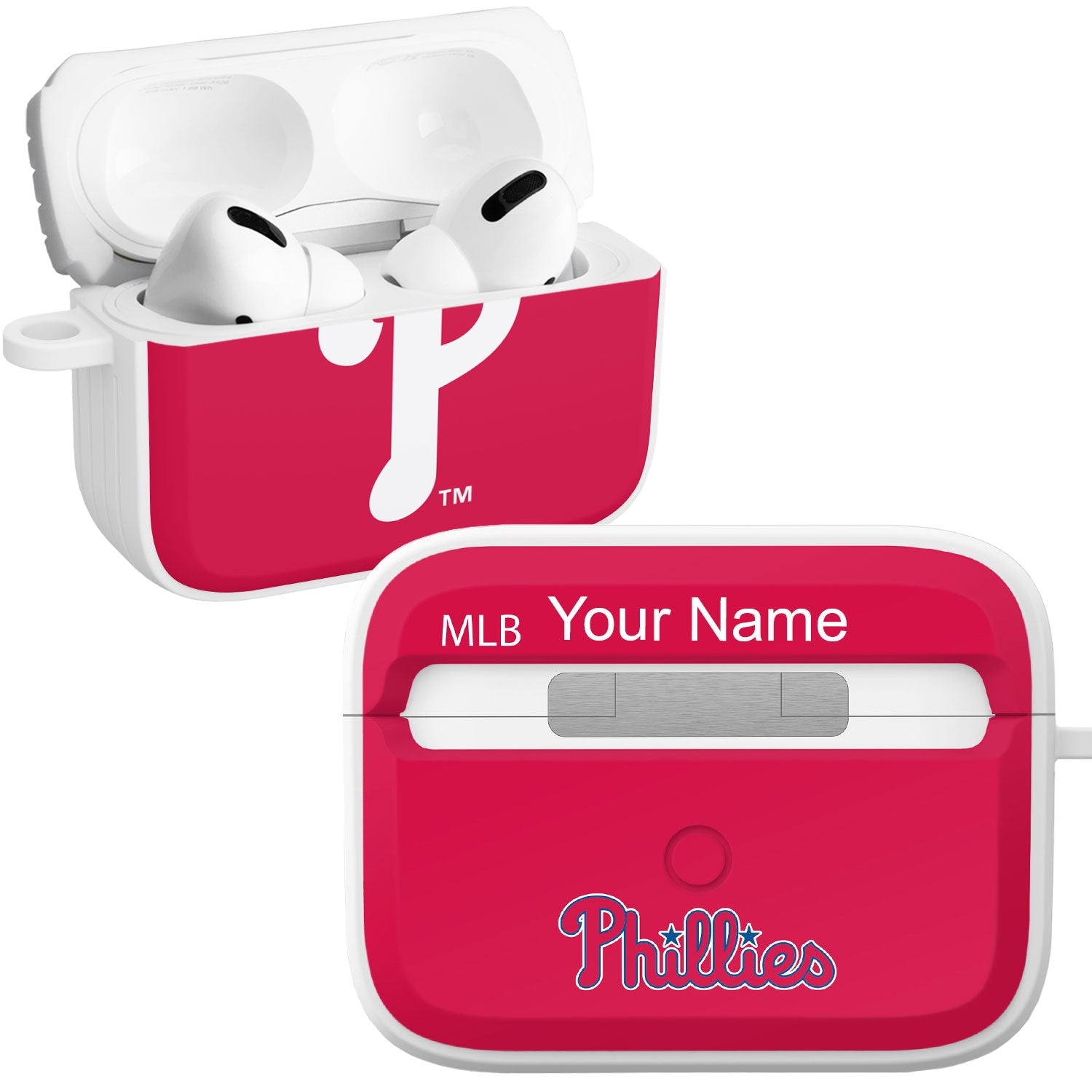 Philadelphia Phillies Custom HDX Apple AirPods Pro Cover (Classic)