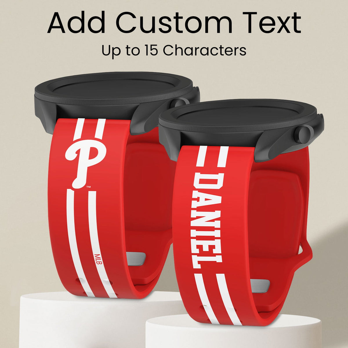 Philadelphia Phillies Custom Name HD Quick Change Watch Band