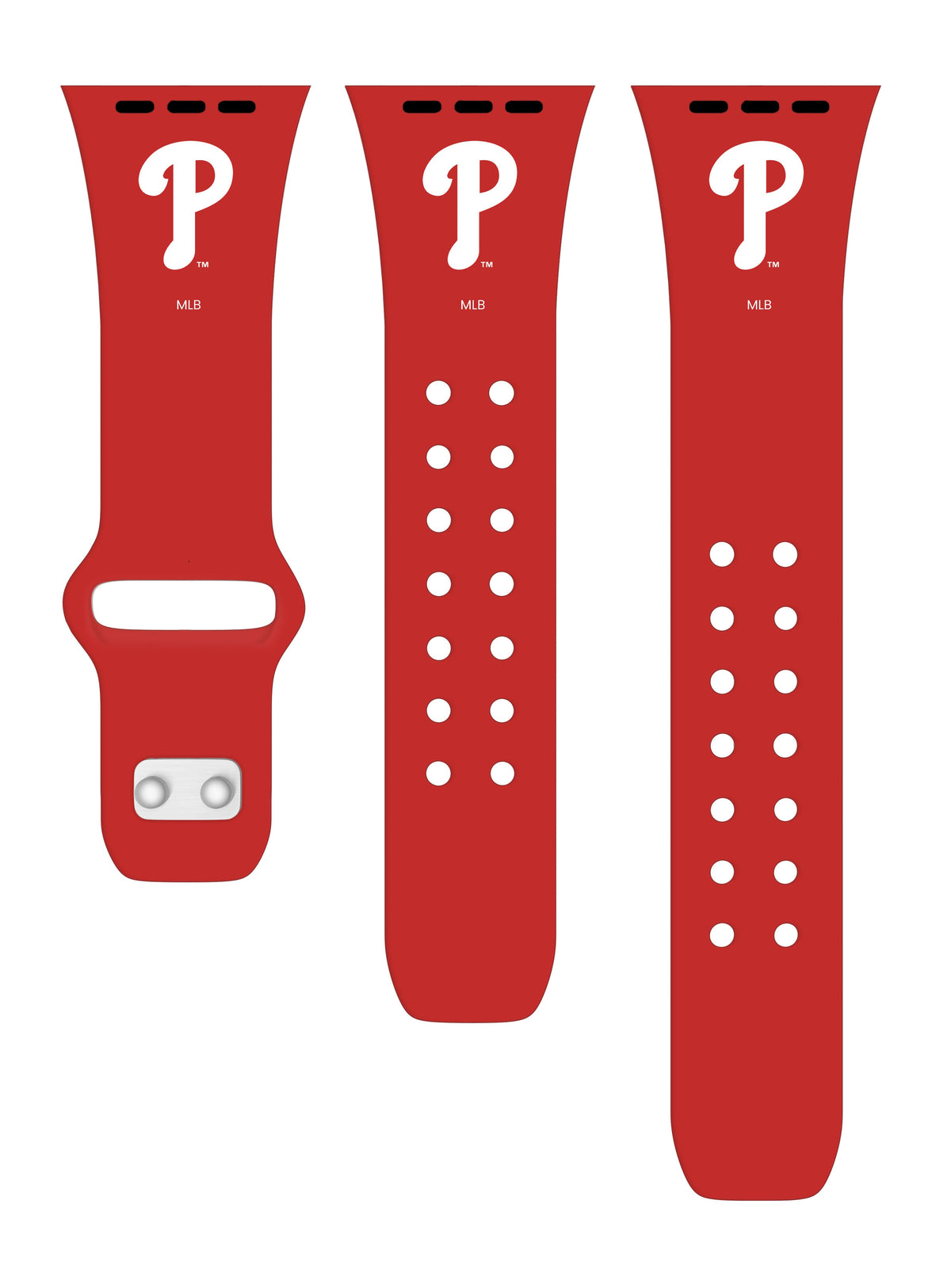 Philadelphia Phillies Silicone Apple Watch Band - Game Time