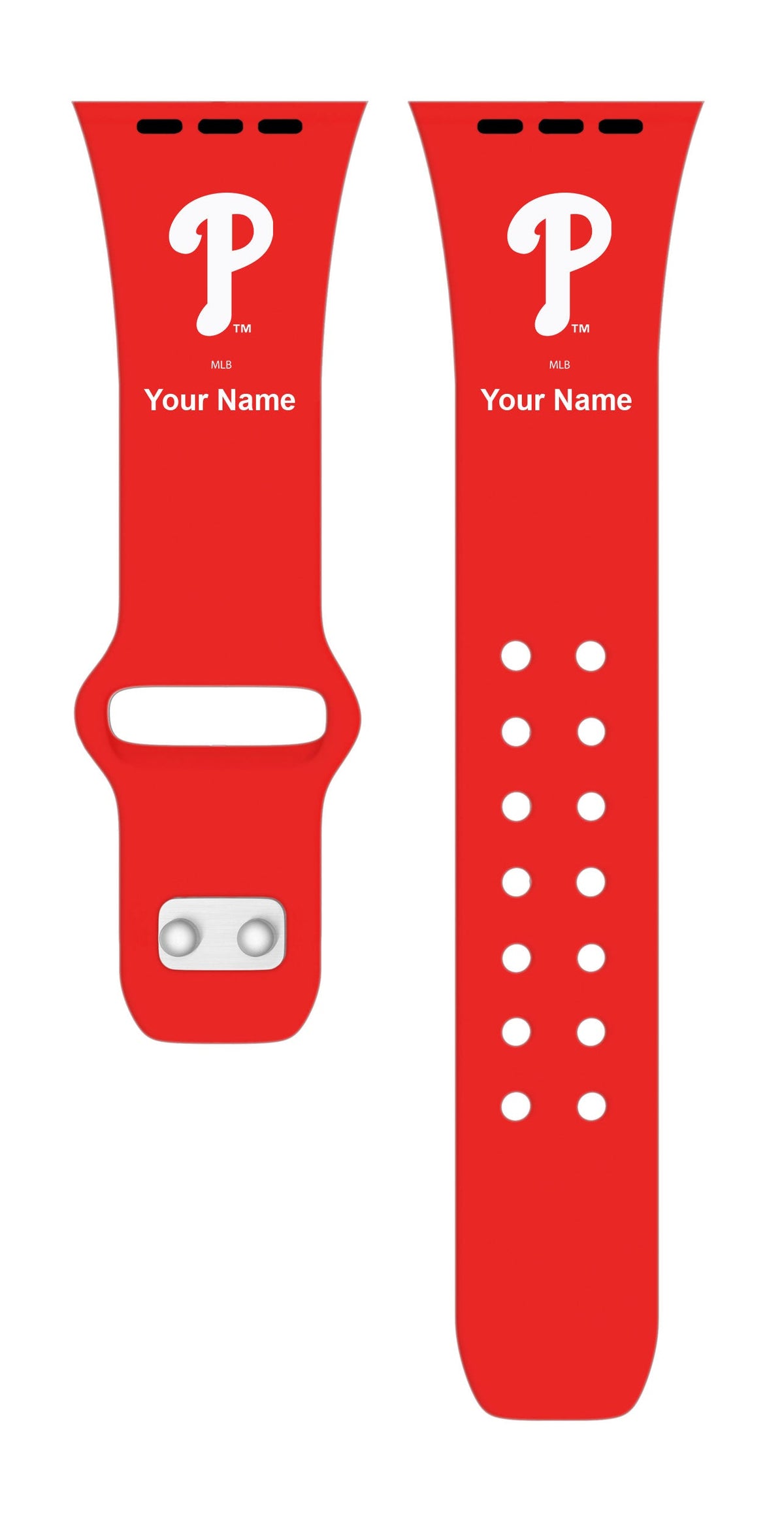 Philadelphia Phillies HD Custom Name Apple Watch Band