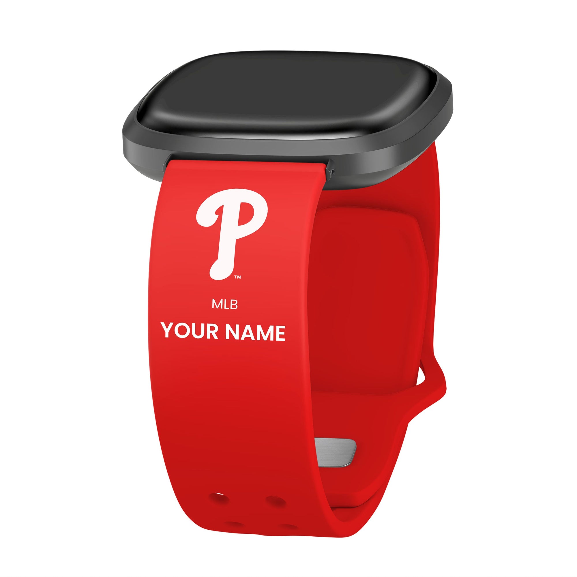 Philadelphia Phillies HD Custom Name Watch Band Compatible with Fitbit Versa 3 and Sense