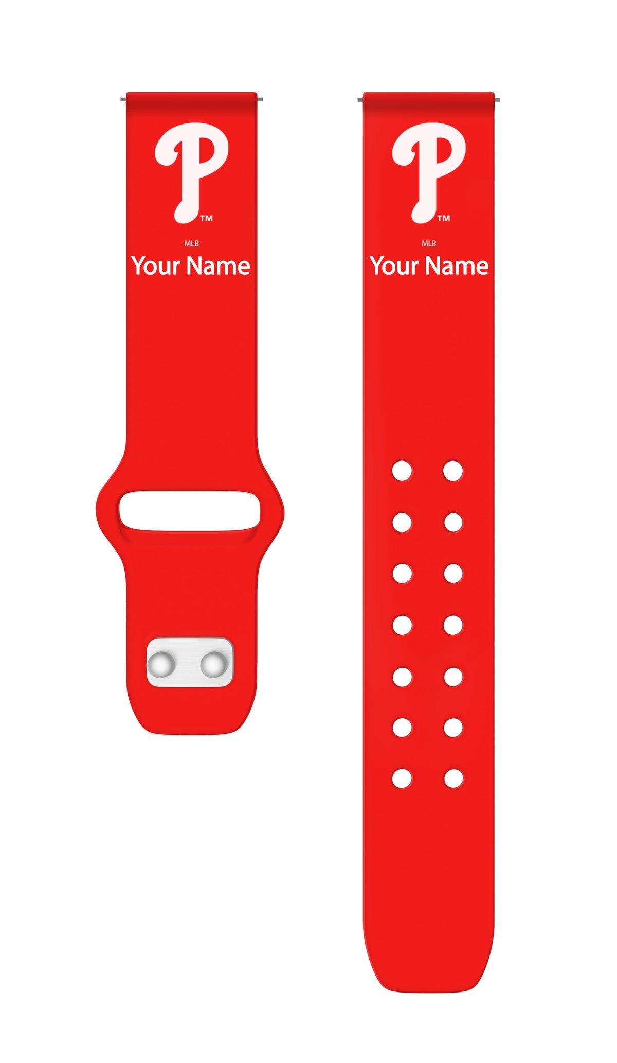 Philadelphia Phillies HD Custom Name Watch Band Compatible with Samsung Galaxy Watch and more