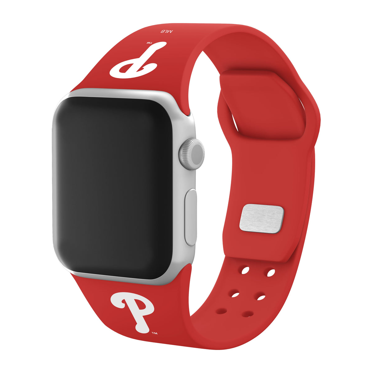 Philadelphia Phillies Silicone Apple Watch Band - Game Time