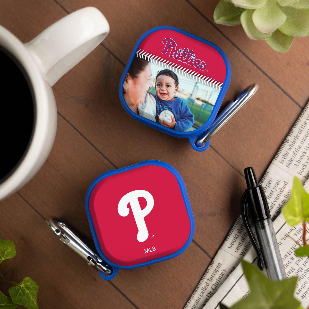 Philadelphia Phillies Custom Photo HDX Samsung Galaxy Buds Pro Case Cover