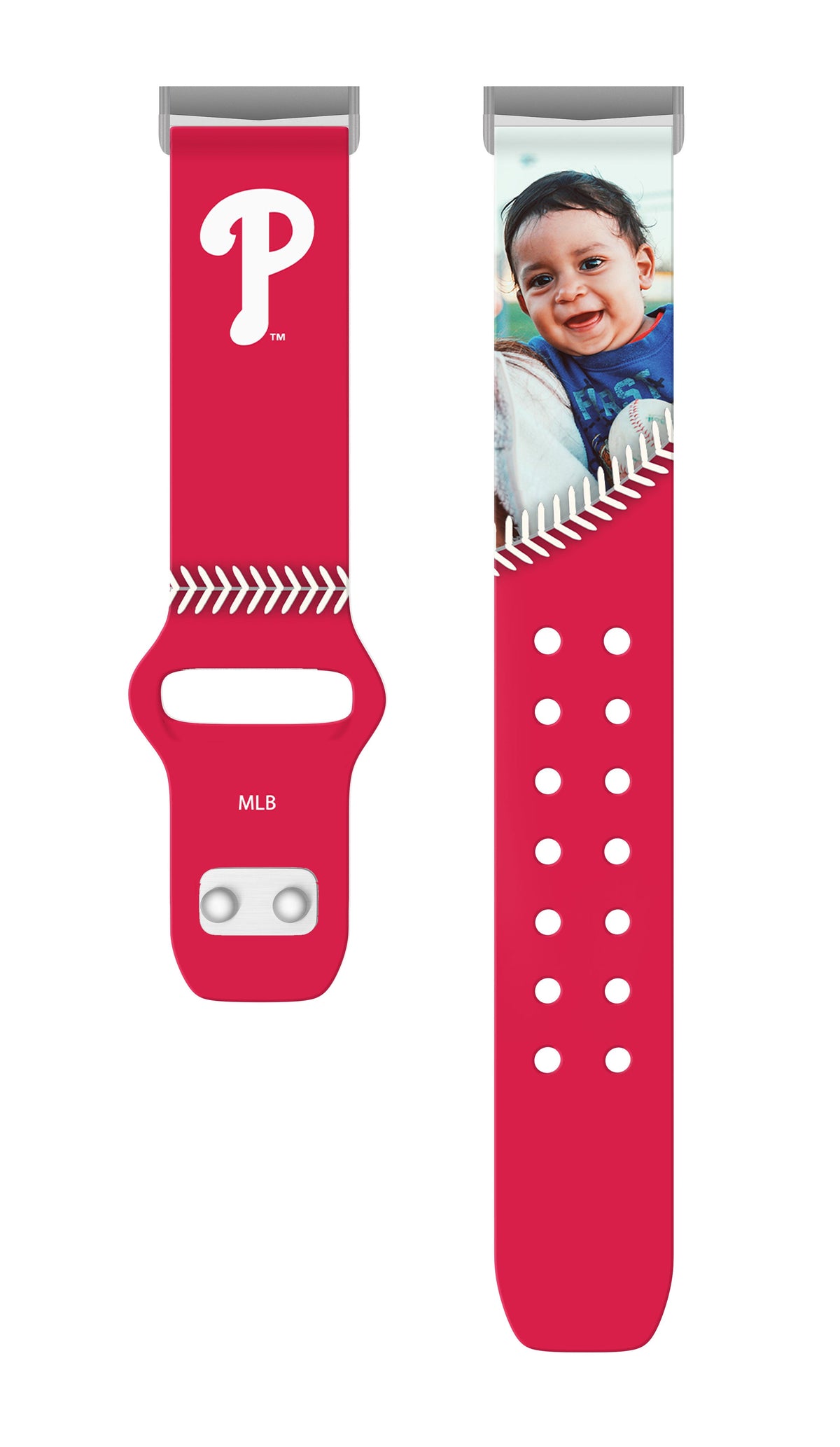 Philadelphia Phillies Custom Photo HD Fitbit Versa 3 &amp; Sense Band