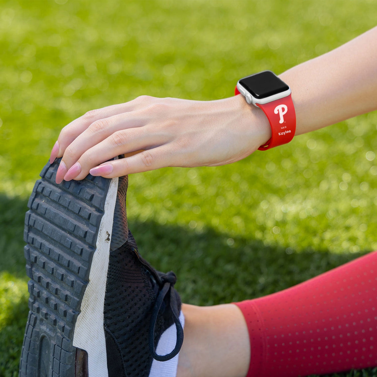 Philadelphia Phillies HD Custom Name Apple Watch Band