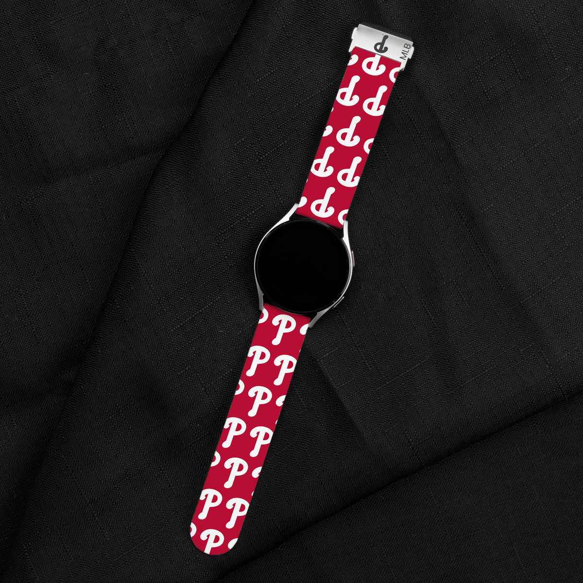 Game Time Philadelphia Phillies Signature Series Quick Change Watch Band With Engraved Buckle