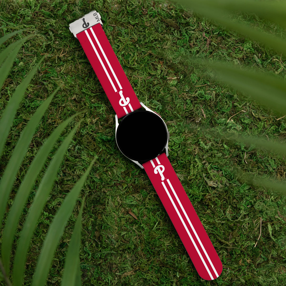 Game Time Philadelphia Phillies Signature Series Quick Change Watch Band With Engraved Buckle