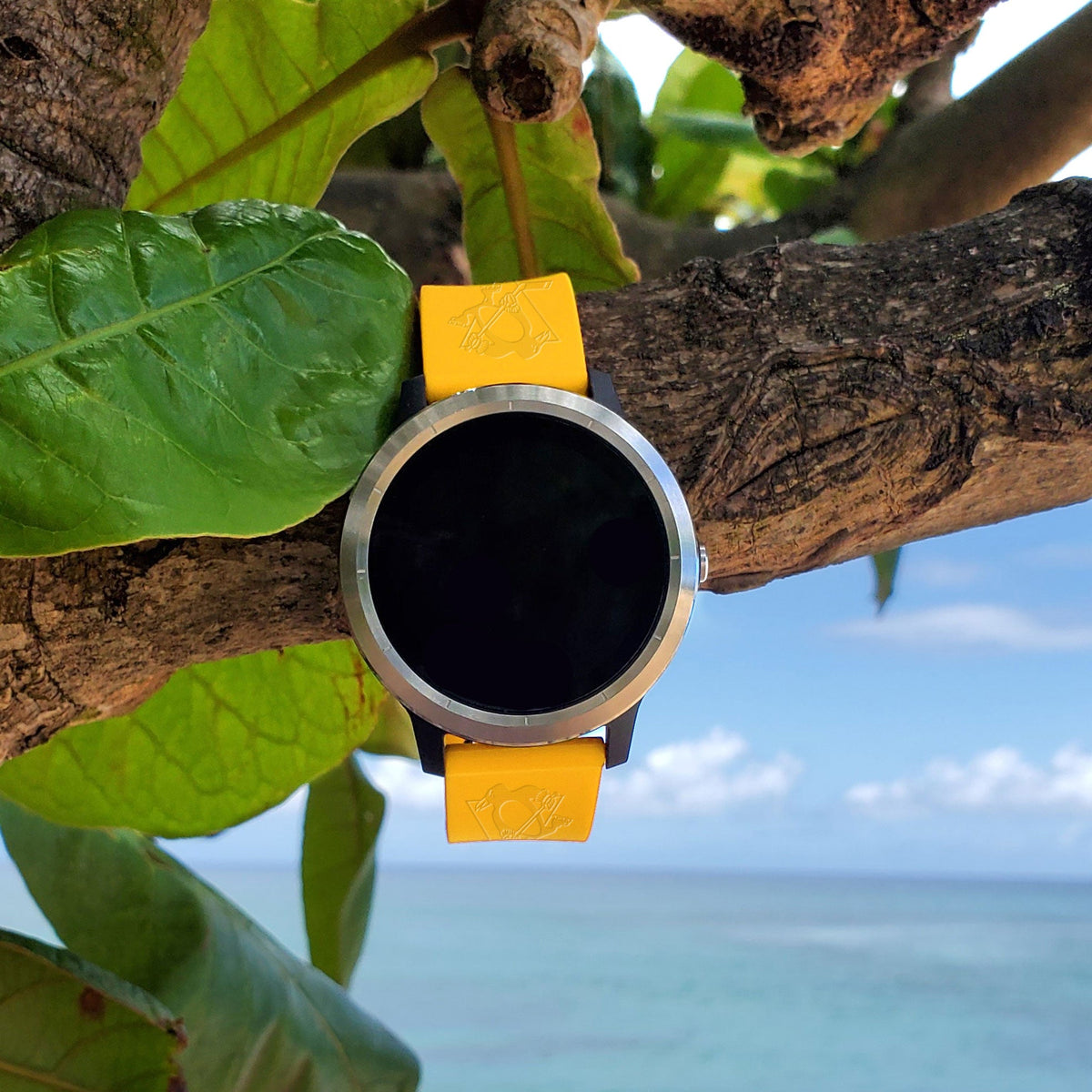 Pittsburgh Penguins Engraved Silicone Watchband - Game Time Bands