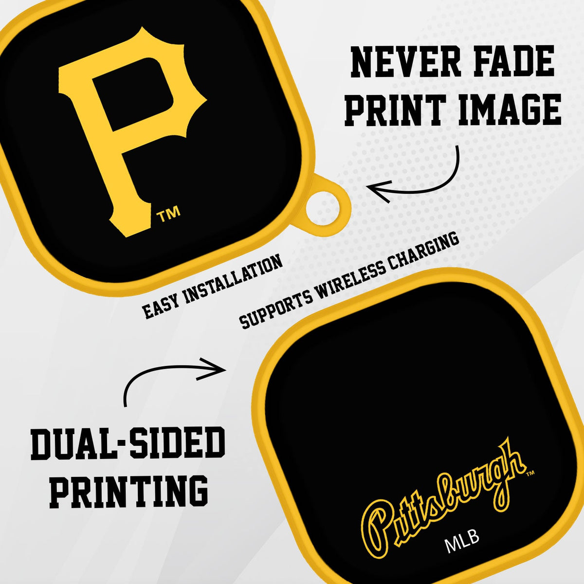 Pittsburgh Pirates HDX Samsung Galaxy Buds Pro Case Cover