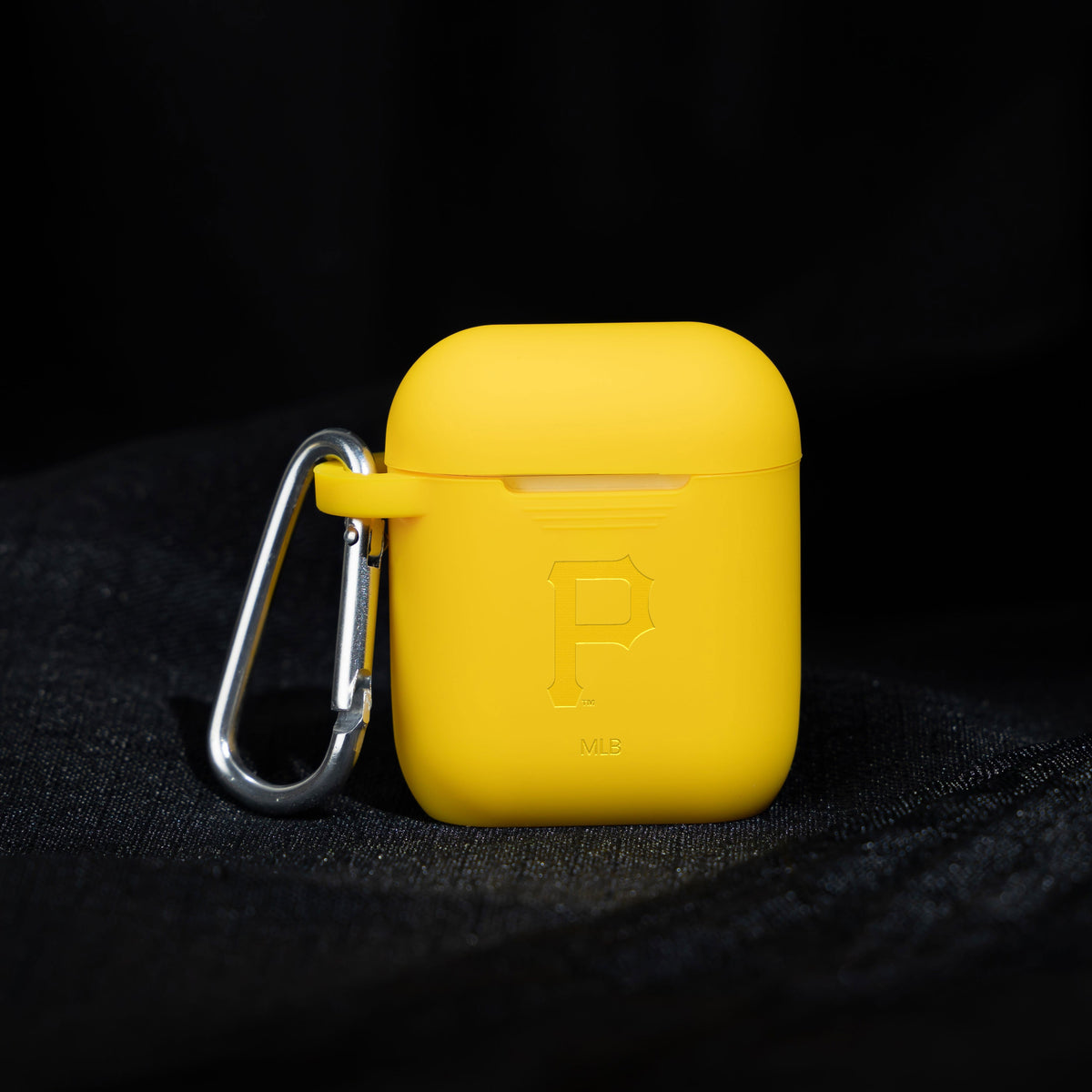 Game Time Pittsburgh Pirates Engraved Silicone AirPods Case Cover