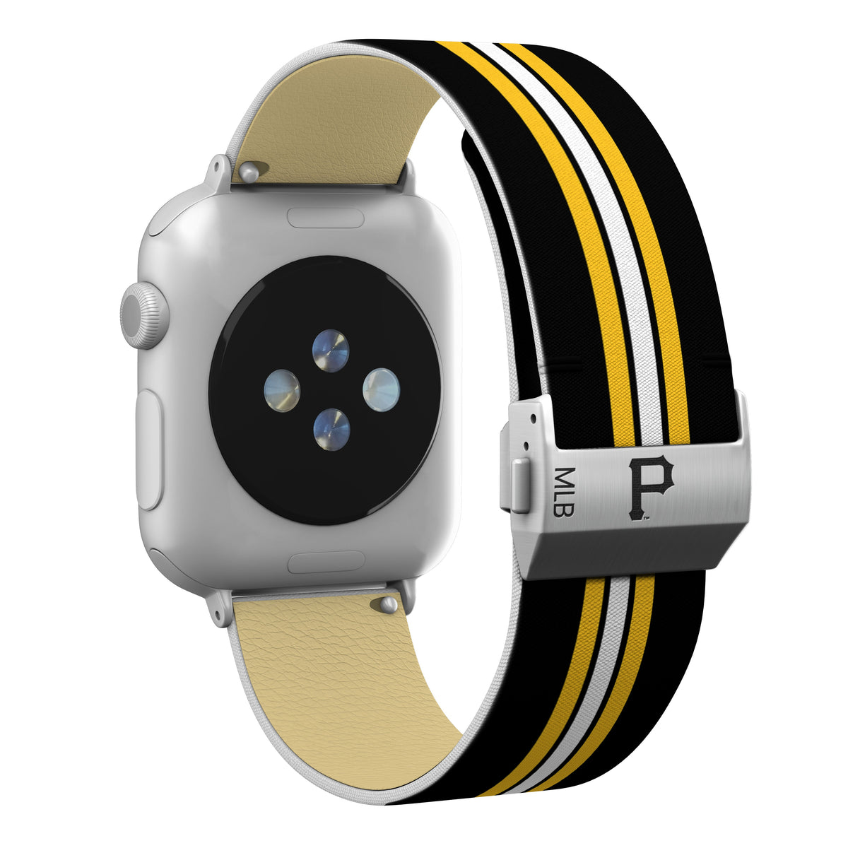 Pittsburgh Pirates Full Print Watch Band With Engraved Buckle - Game Time
