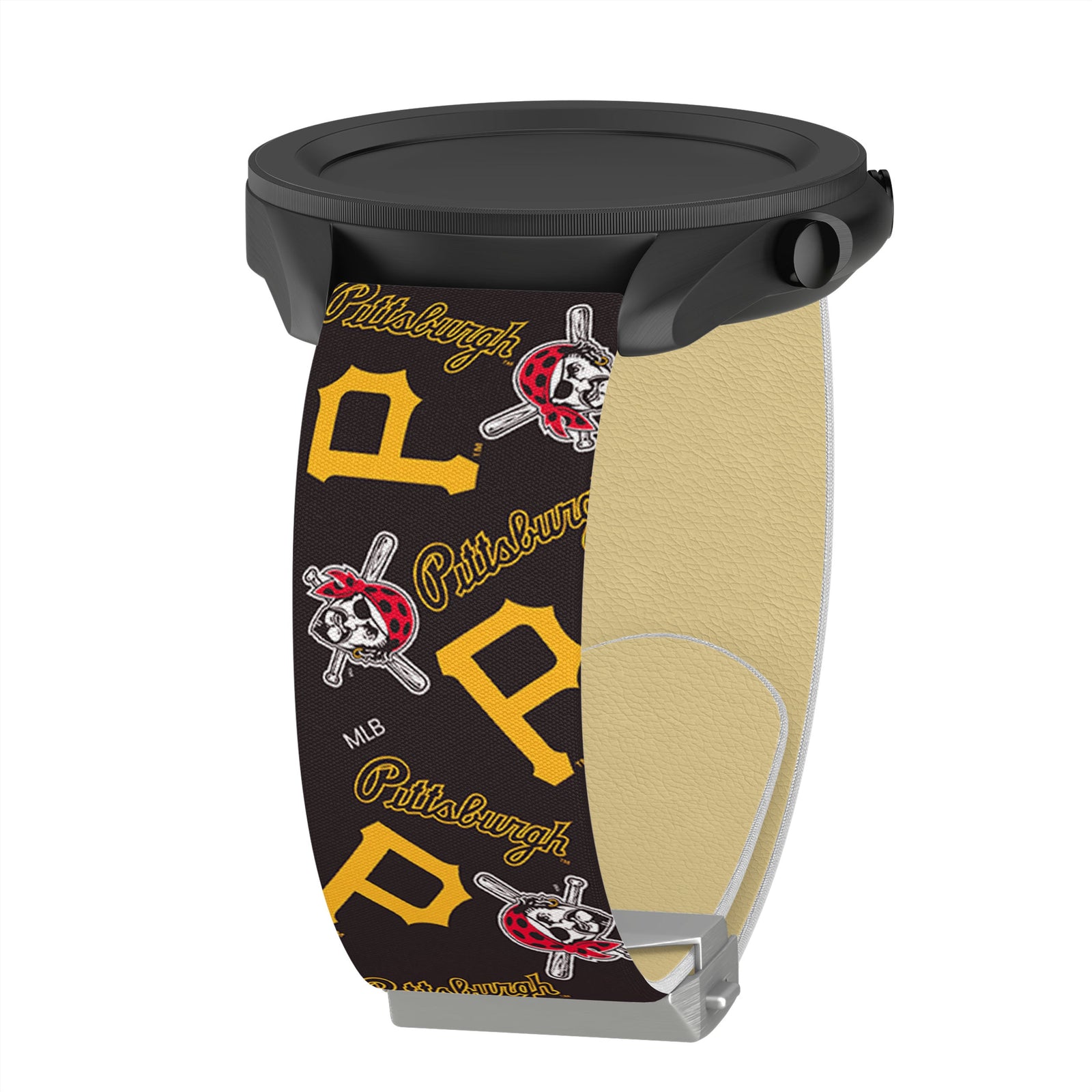 Game Time Pittsburgh Pirates Signature Series Quick Change Watch Band With Engraved Buckle
