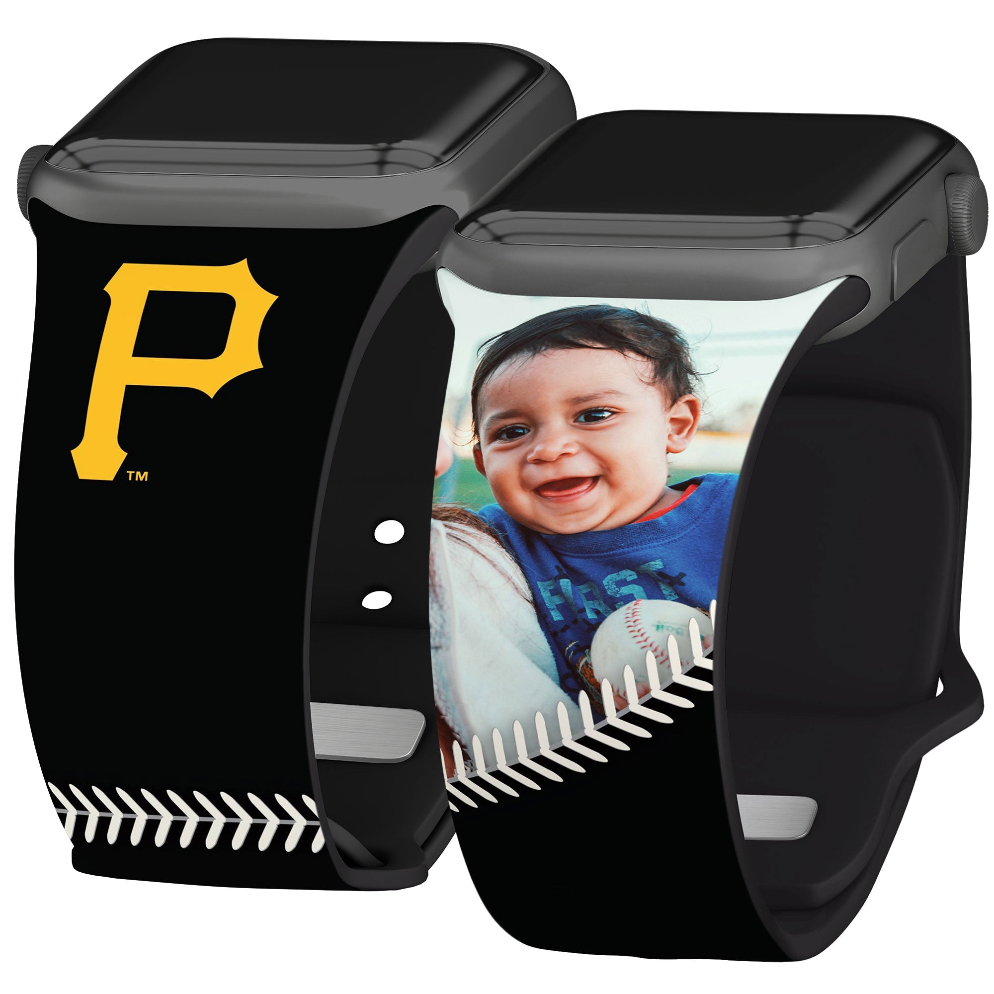 Pittsburgh Pirates Custom Photo HD Apple Watch Band