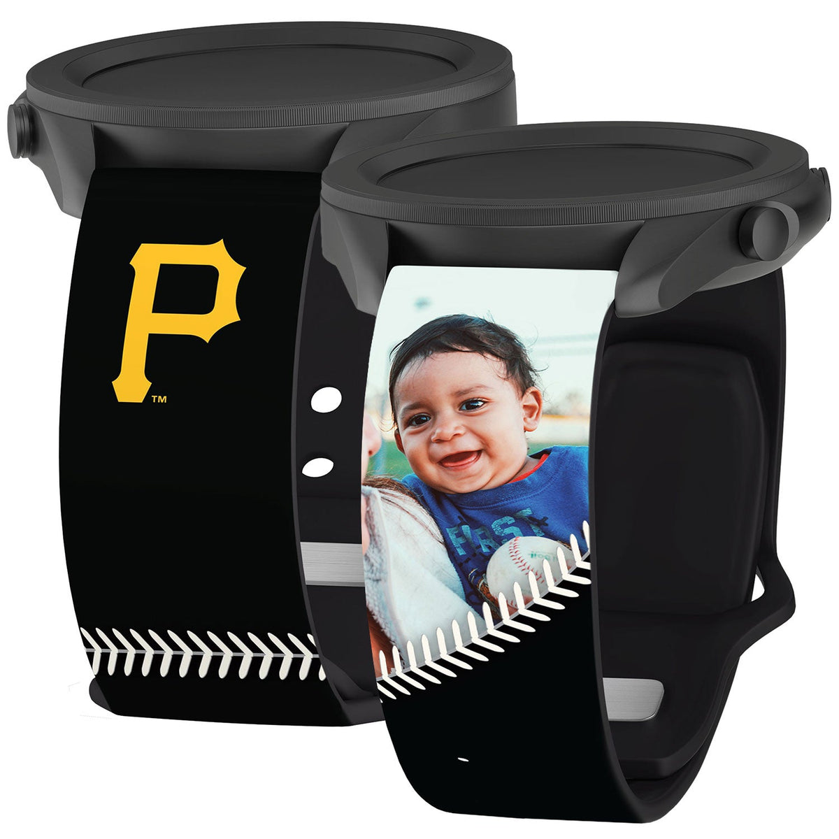 Pittsburgh Pirates Custom Photo HD Samsung Galaxy Watch Band