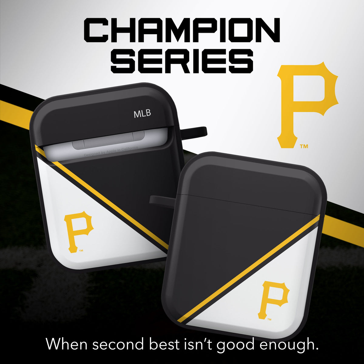 Pittsburgh Pirates HDX Champion Series Apple AirPods Gen 1 &amp; 2 Case Cover