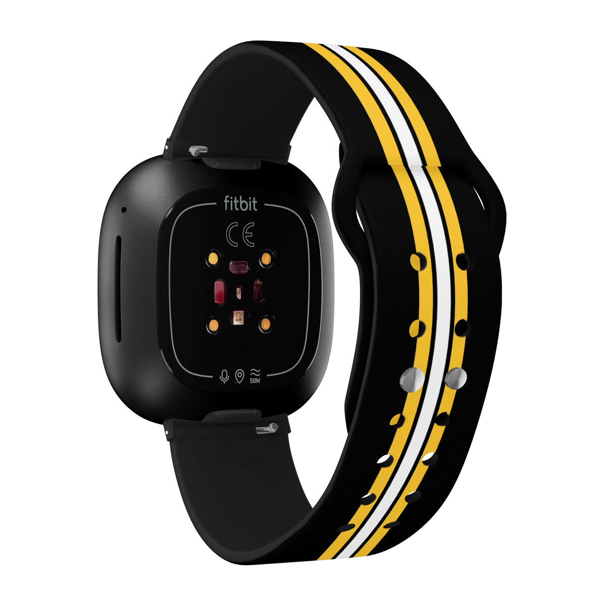 Pittsburgh Pirates HD Fitbit Versa 3 and Sense Watch Band