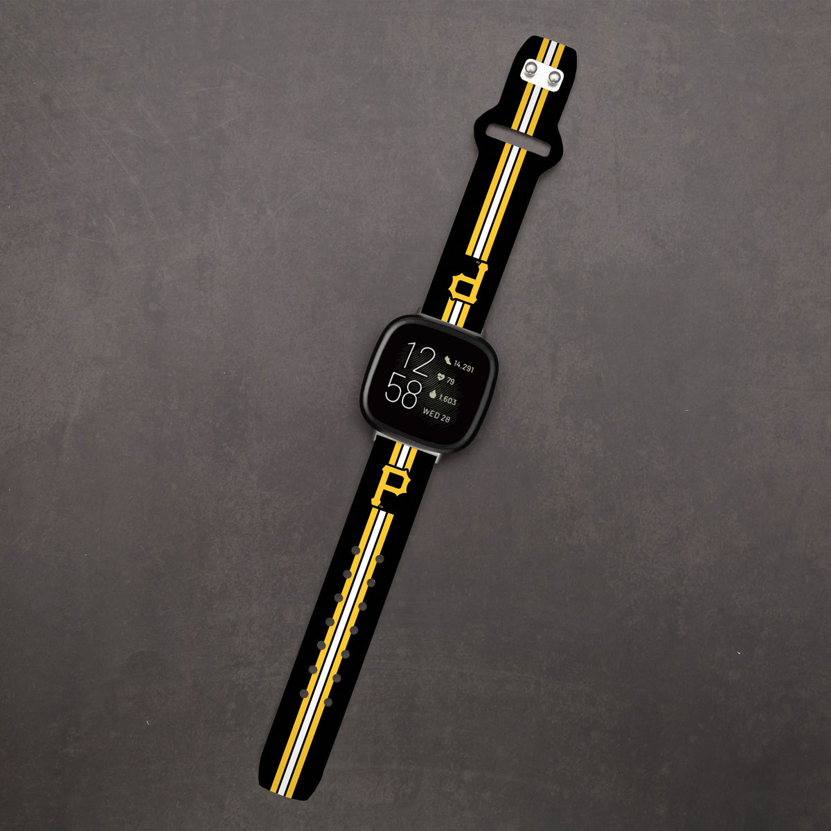 Pittsburgh Pirates HD Fitbit Versa 3 and Sense Watch Band