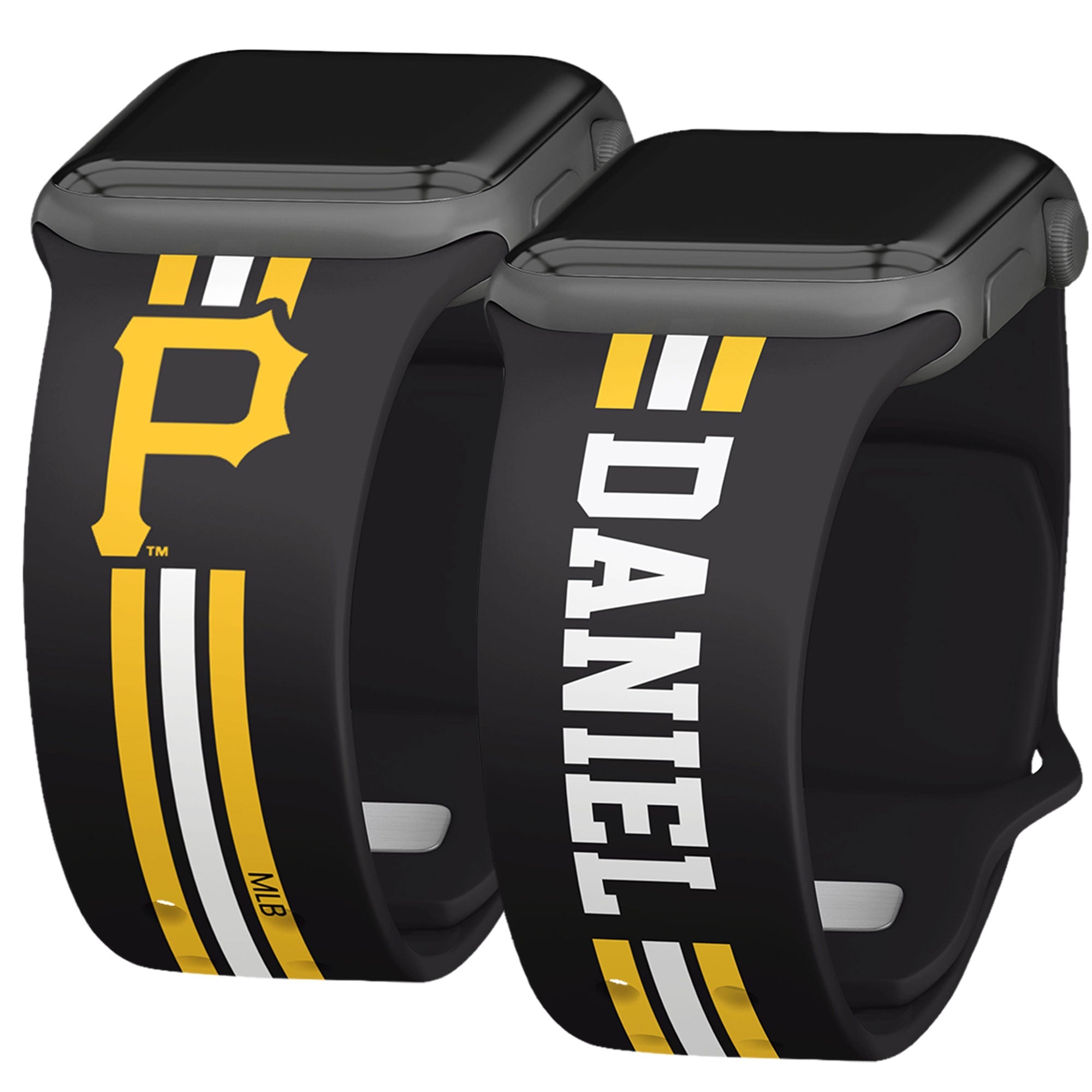 Pittsburgh Pirates Custom Name HD Apple Watch Band