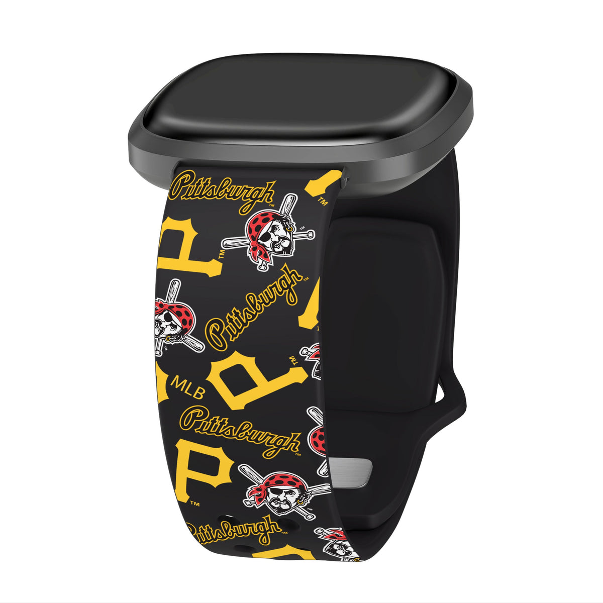 Pittsburgh Pirates HD Fitbit Versa 3 and Sense Watch Band