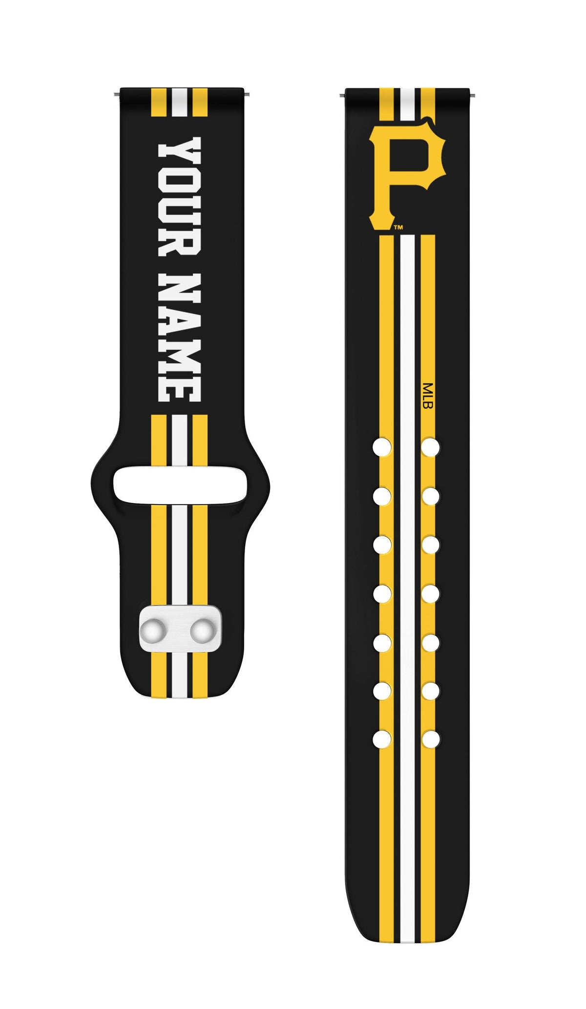 Pittsburgh Pirates Custom Name HD Quick Change Watch Band
