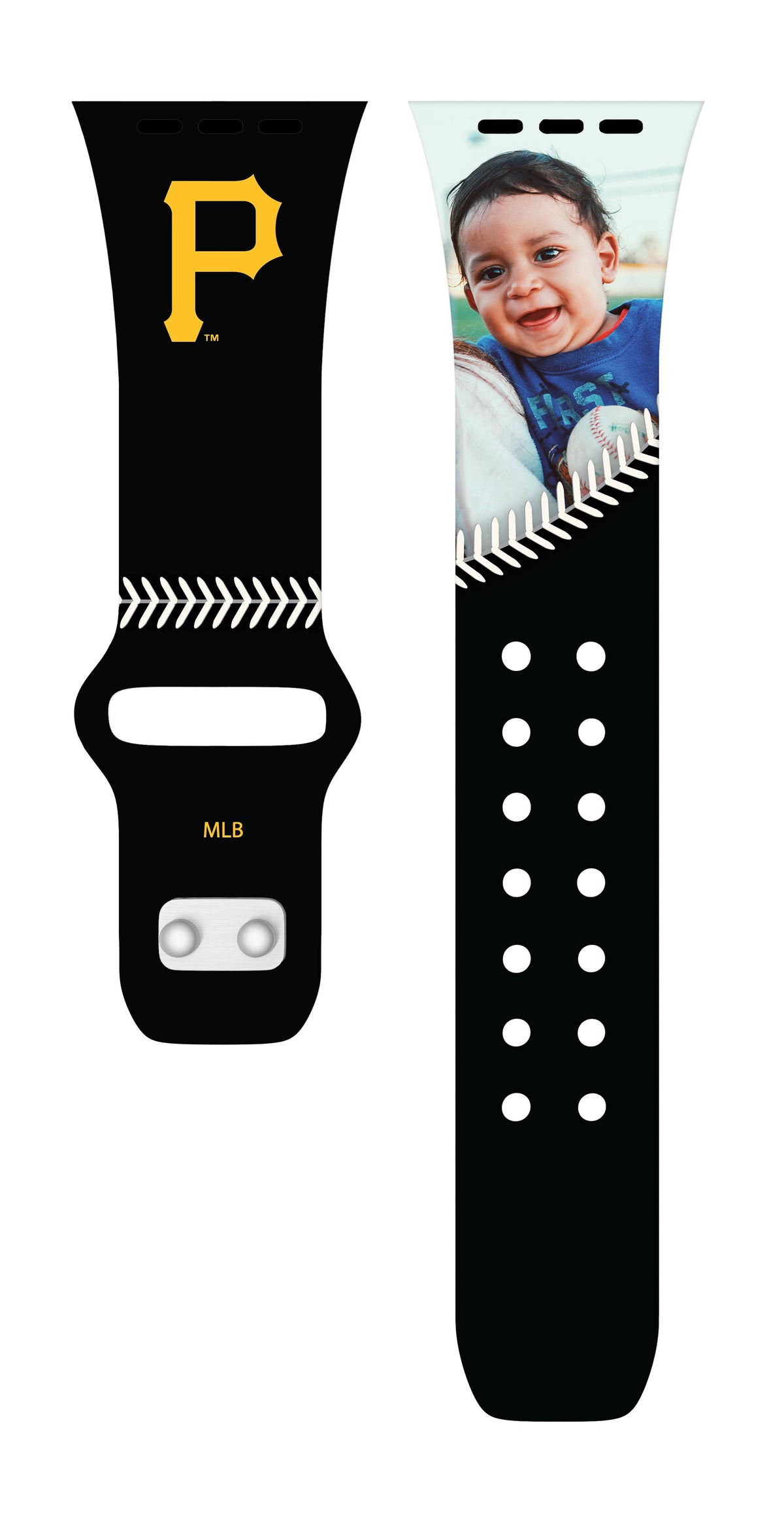 Pittsburgh Pirates Custom Photo HD Apple Watch Band