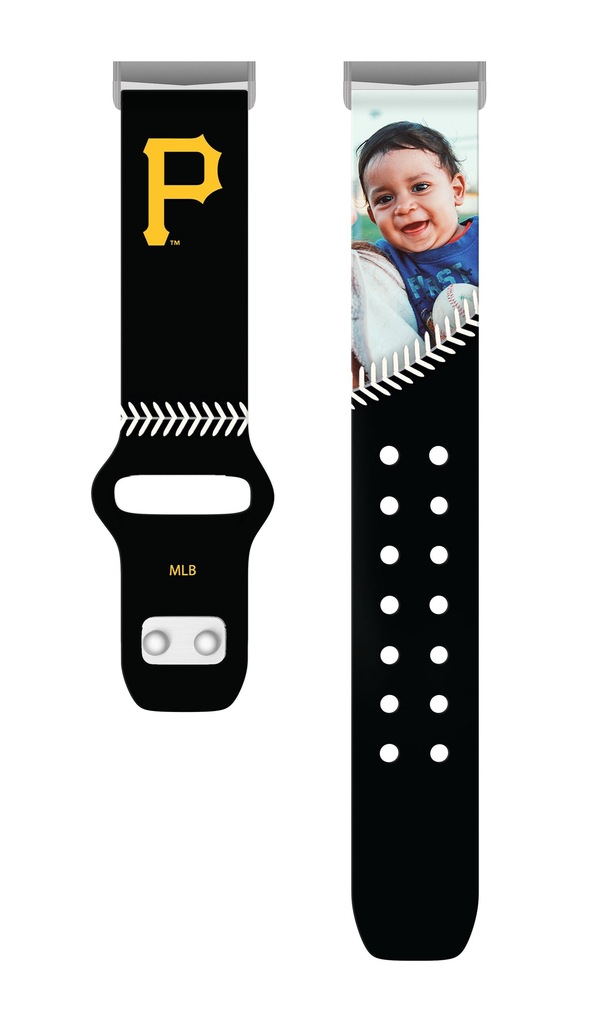 Pittsburgh Pirates Custom Photo HD Fitbit Versa 3 &amp; Sense Band
