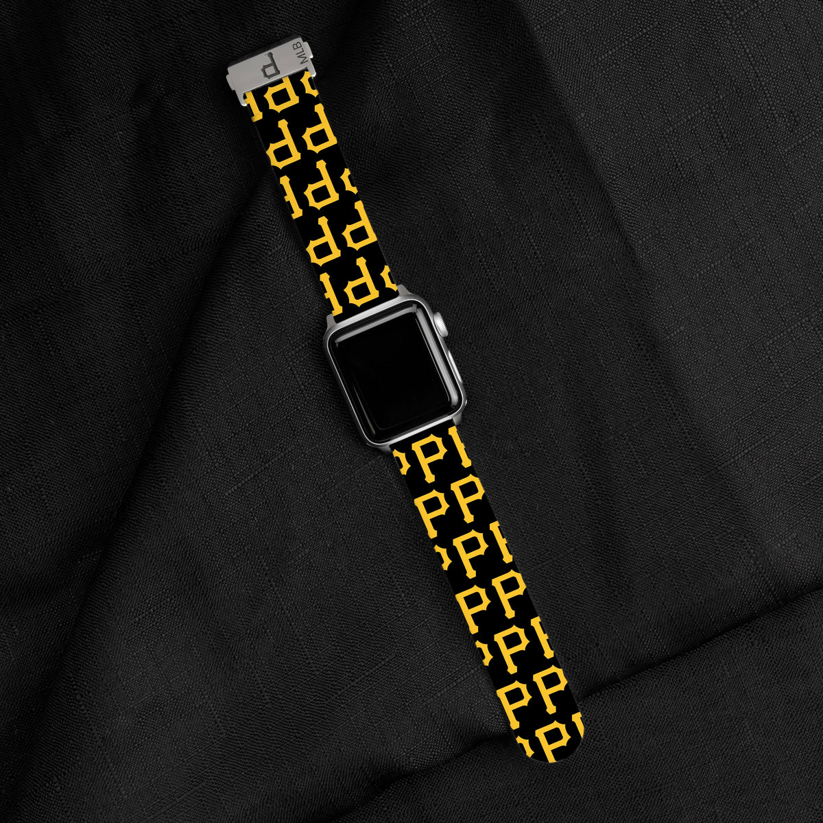 Game Time Pittsburgh Pirates Signature Series Apple Watch Band With Engraved Buckle