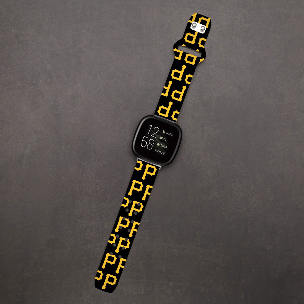 Pittsburgh Pirates HD Fitbit Versa 3 and Sense Watch Band