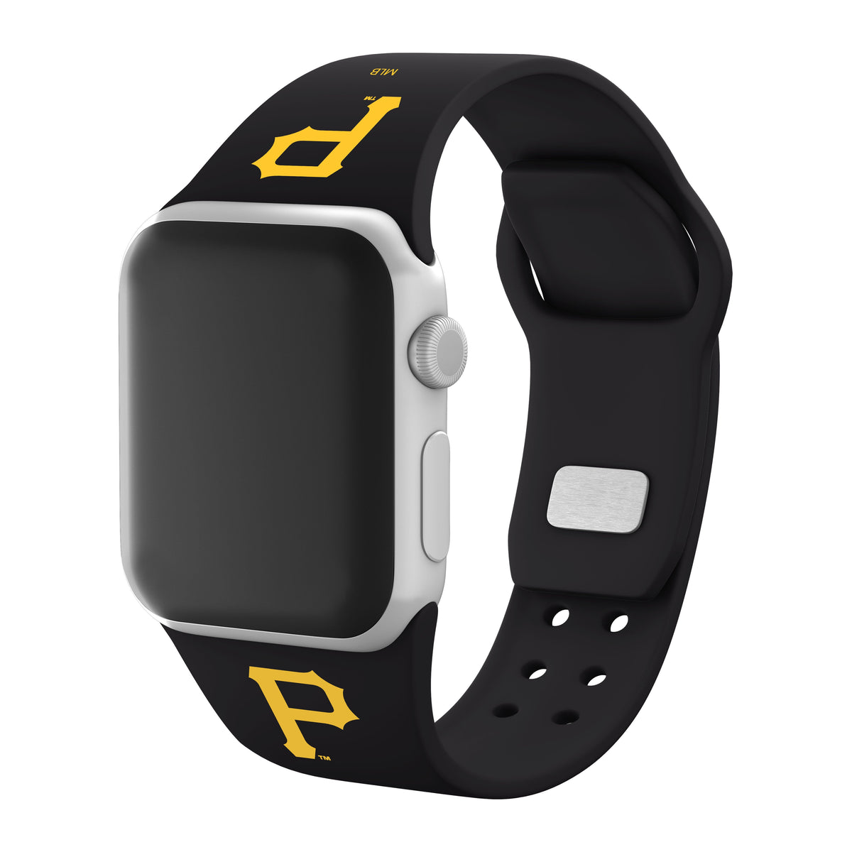 Pittsburgh Pirates Silicone Apple Watch Band - Game Time