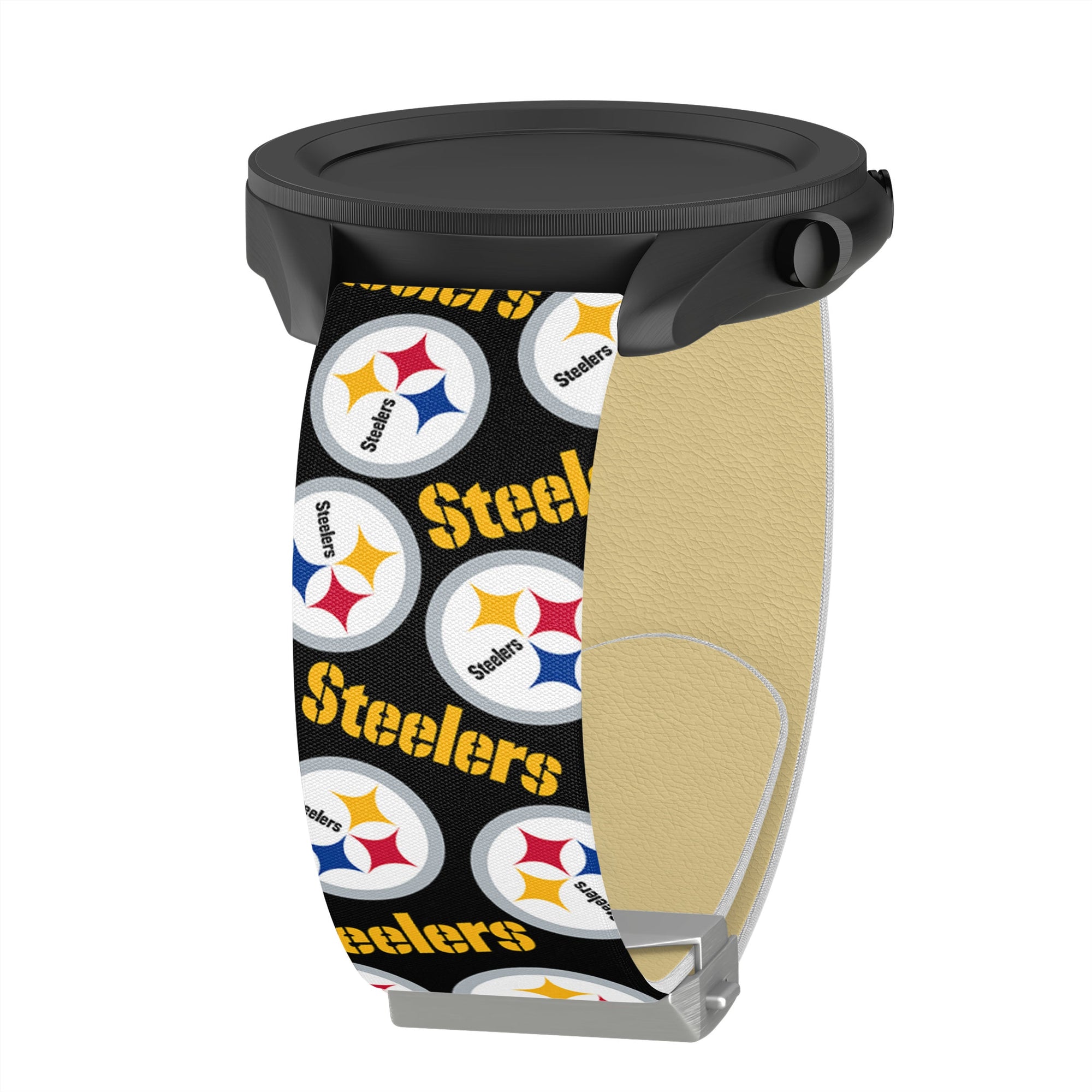 Game Time Pittsburgh Steelers Signature Series Quick Change Watch Band With Engraved Buckle