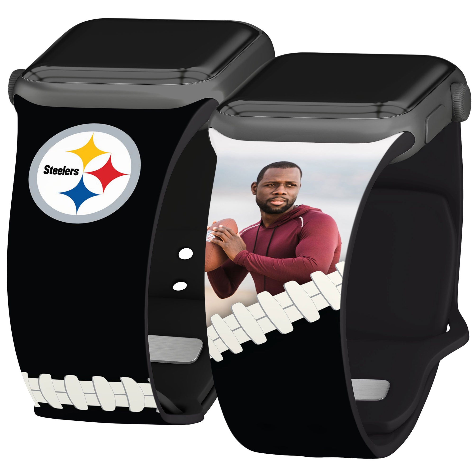 Pittsburgh Steelers Custom Photo HD Apple Watch Band
