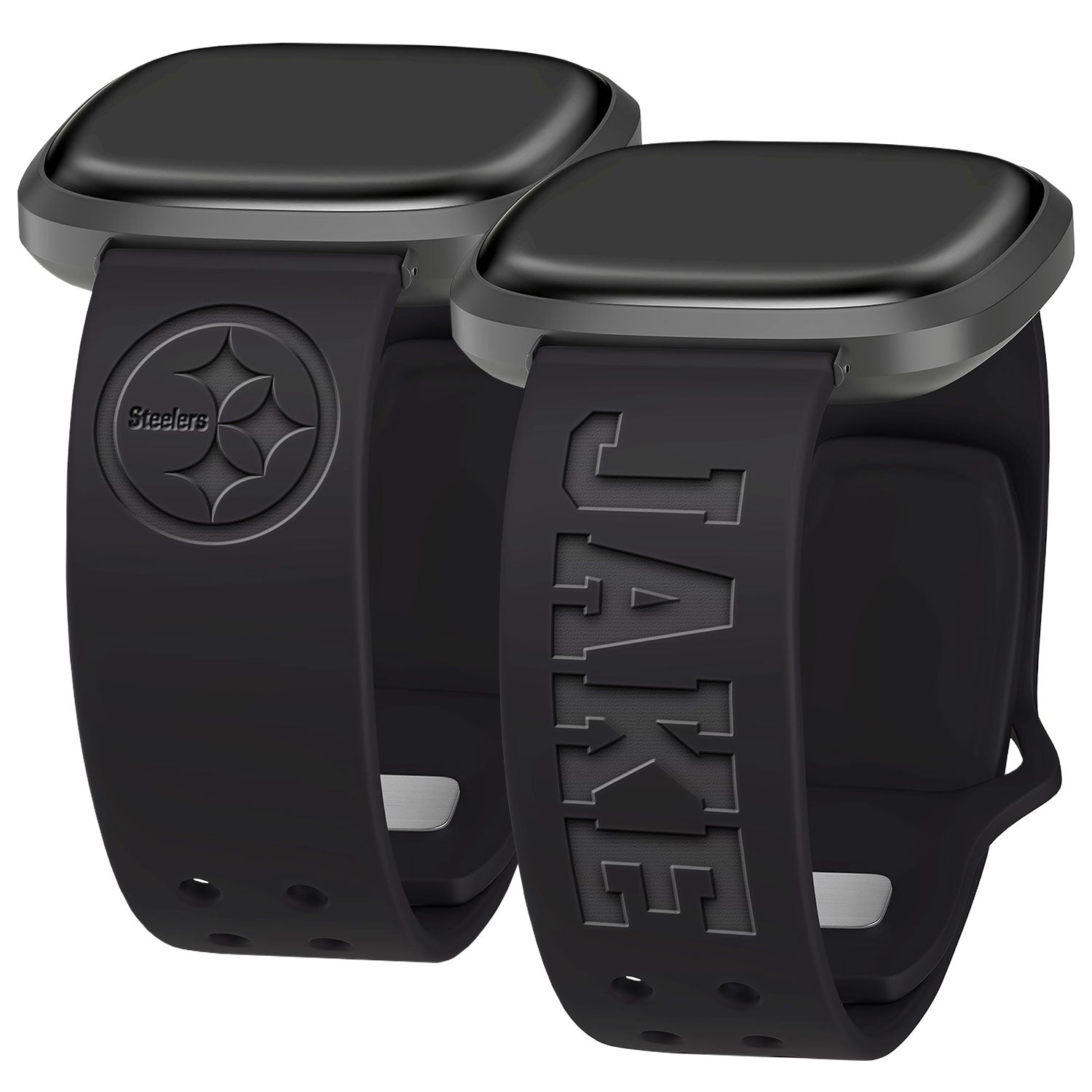 Pittsburgh Steelers Custom Engraved Fitbit Versa 3 and Sense Watch Band