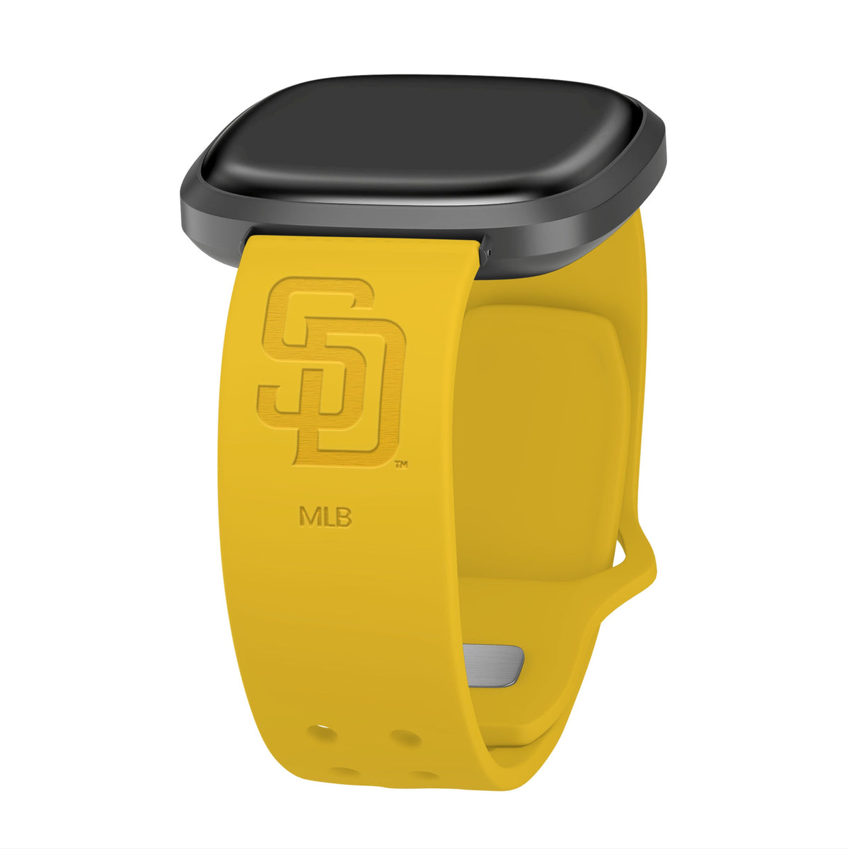 San Diego Padres Fitbit Engraved Silicone Watch Band