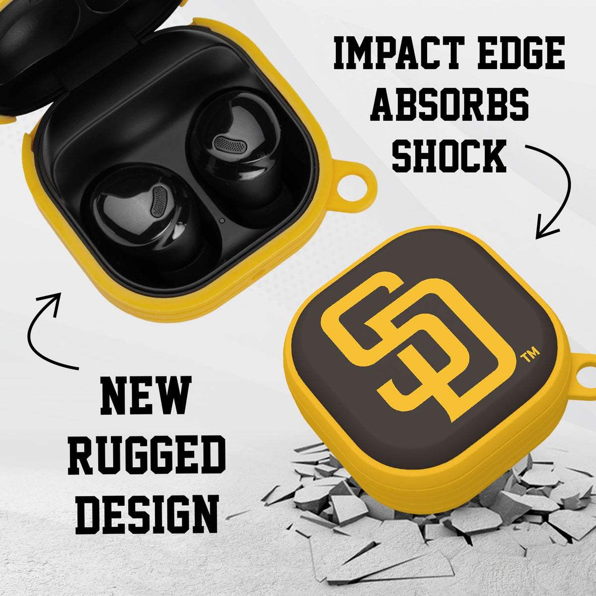 San Diego Padres HDX Samsung Galaxy Buds Pro Case Cover