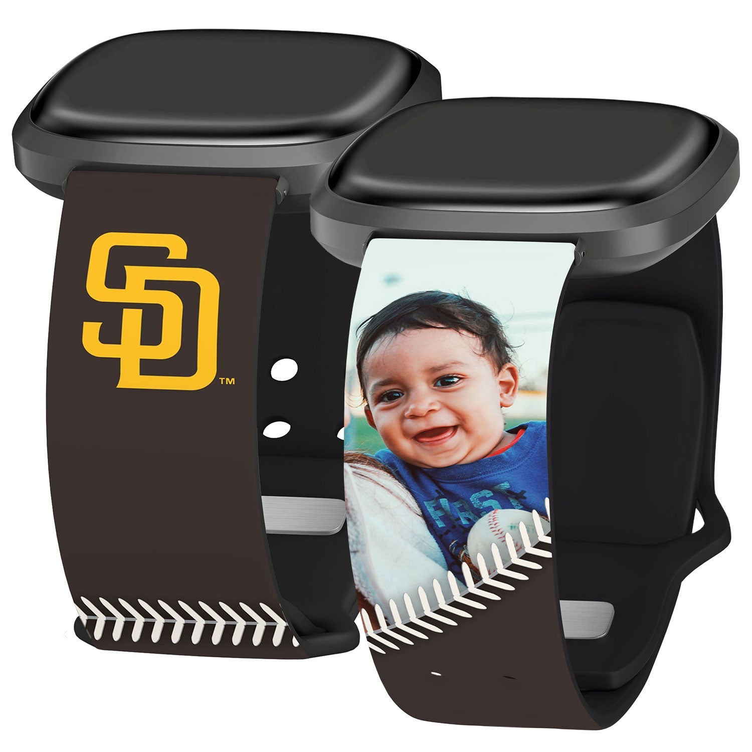 San Diego Padres Custom Photo HD Fitbit Versa 3 & Sense Band