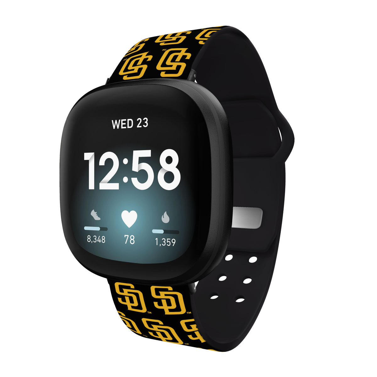San Diego Padres HD Fitbit Versa 3 and Sense Watch Band