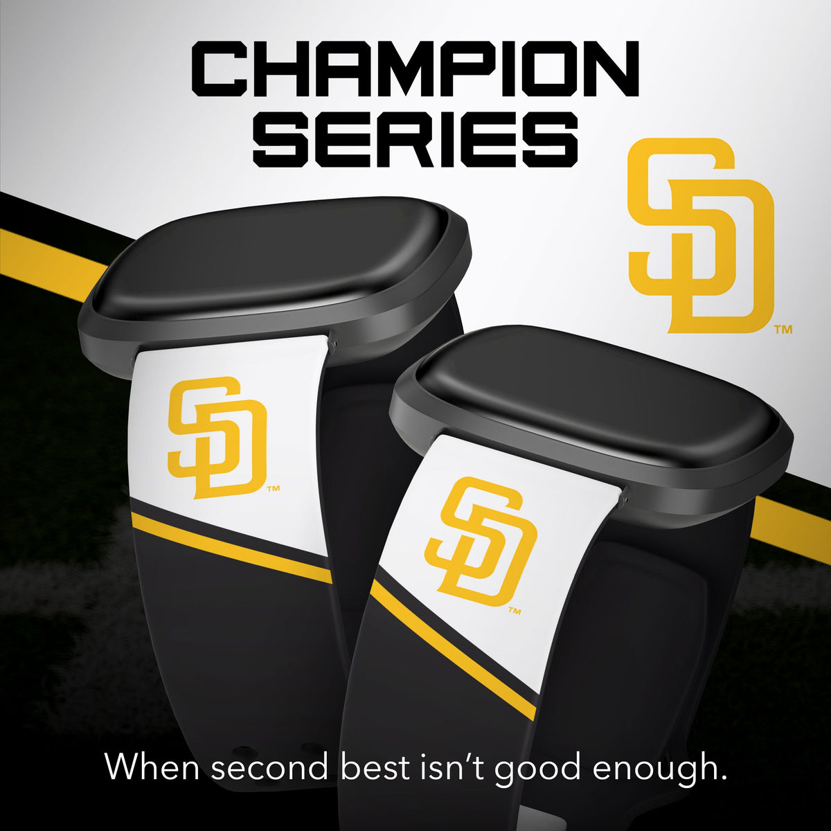 San Diego Padres HD Champion Series Fitbit Versa 3 &amp; Sense Watch Band