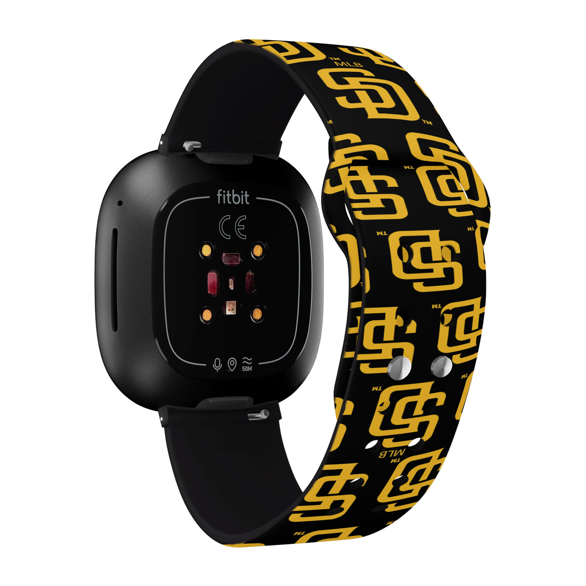 San Diego Padres HD Fitbit Versa 3 and Sense Watch Band