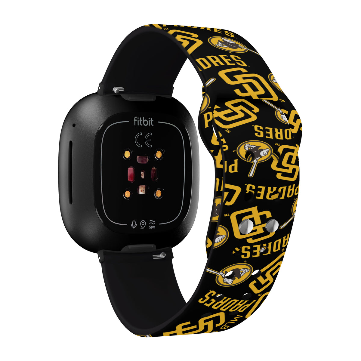 San Diego Padres HD Fitbit Versa 3 and Sense Watch Band