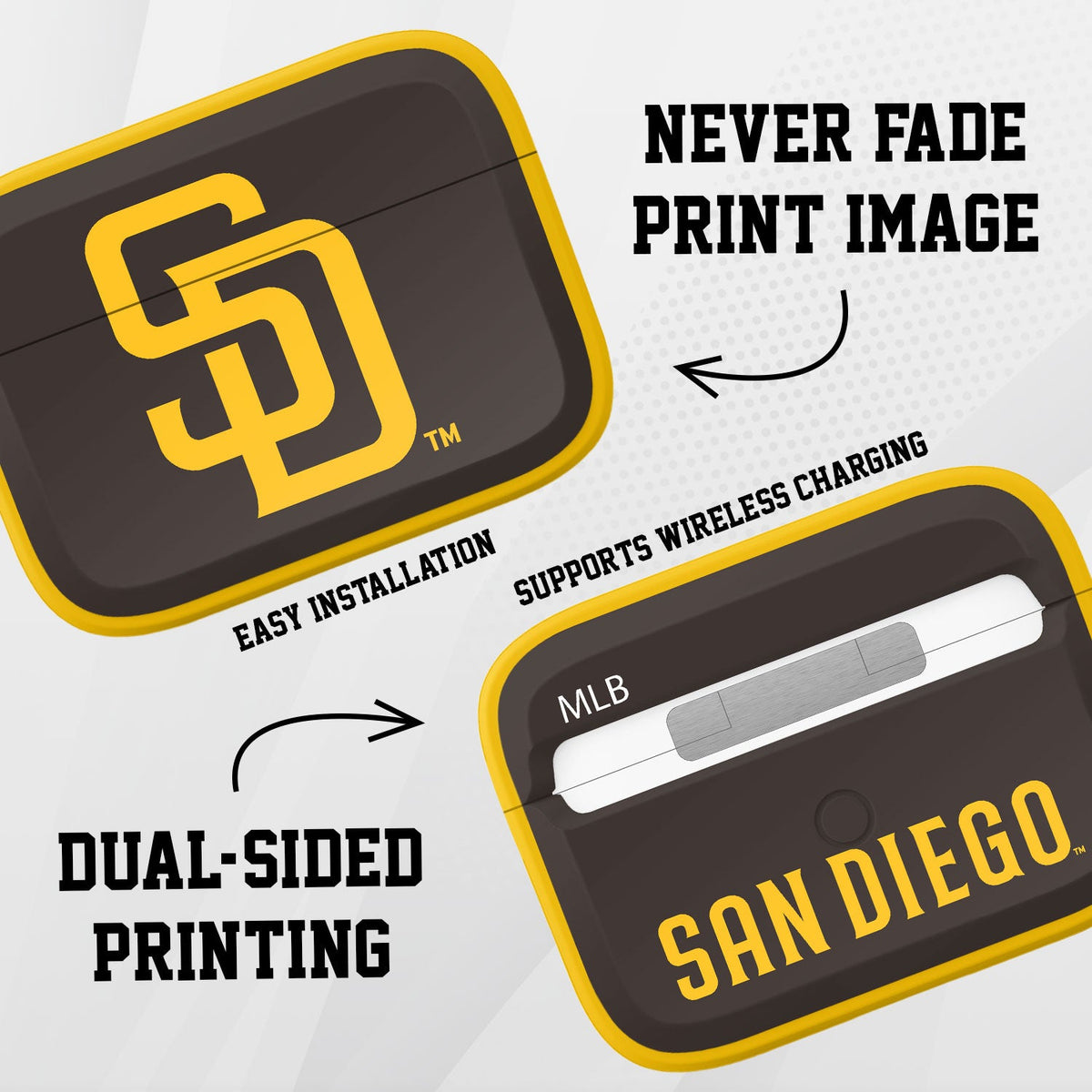 San Diego Padres HDX Apple AirPods Pro Cover