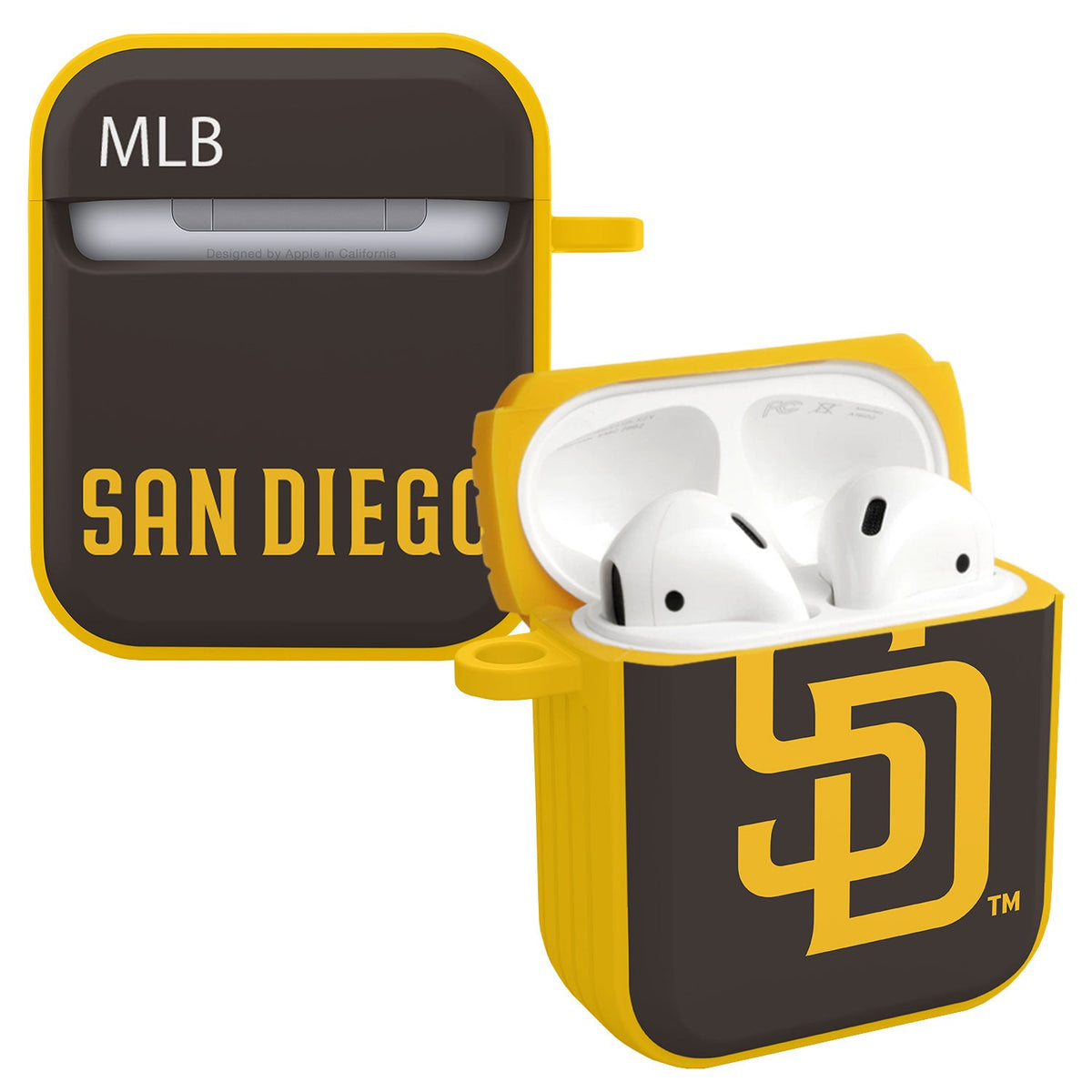 San Diego Padres HDX Apple AirPods Gen 1 &amp; 2 Case Cover