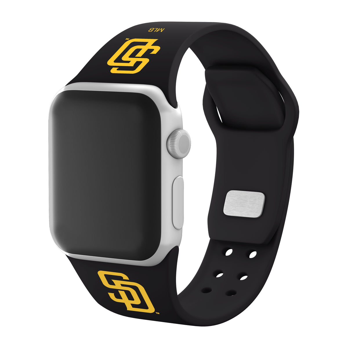 San Diego Padres Silicone Apple Watch Band - Game Time